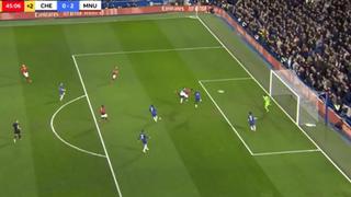 ¡Lo 'fusiló' con la cabeza! Paul Pogba anotó el 2-0 del Manchester United sobre Chelsea [VIDEO]