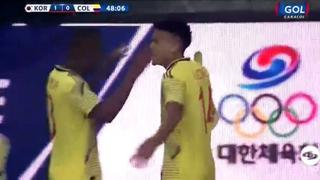 ¡Grítalo, Colombia! Luis Díaz y el colocado disparo para el empate ante Corea del Sur [VIDEO]