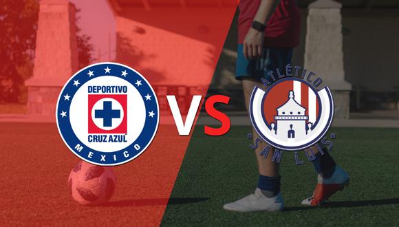 Termina el primer tiempo con una victoria para Atl. de San Luis vs Cruz Azul por 1-0