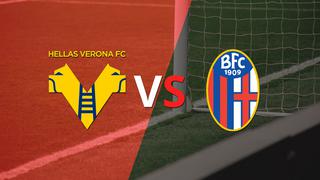 Al comienzo del segundo tiempo Hellas Verona y Bologna empatan 1-1