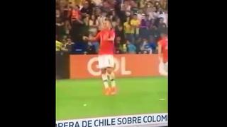 Nadie lo vio: polémico gesto de Eduardo Vargas tras ganar penales en el Chile vs. Colombia [VIDEO]