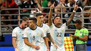 De otro planeta: Lautaro metió un 'hat-trick' y Argentina goleó 4-0 a México