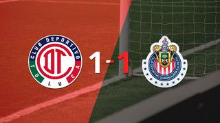 Toluca FC y Chivas se repartieron los puntos en un 1 a 1