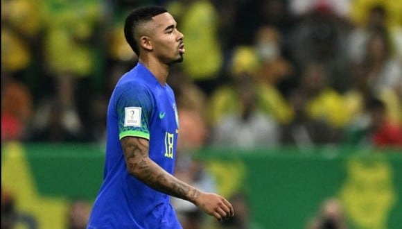 Gabriel Jesus es una de las dos bajas de Brasil en Qatar 2022. (Foto: Reuters)