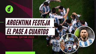 ¡Festeja toda Argentina!: la reacción de los hinchas albicelestes tras conseguir el pase a cuartos de final
