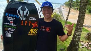 Miguel Rodríguez comenzó con éxito el Torneo de Bodyboarding en Panamá