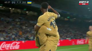 Taco de Ansu Fati y golazo de Dembelé: así llegó el 2-1 de Barcelona vs. Real Sociedad [VIDEO]