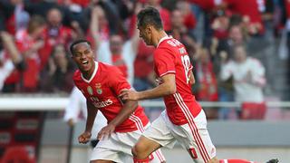 Benfica campeón: con Carrillo goleó 5-0 al Vitoria Guimaraes y se llevó la Primeira Liga 2016-17