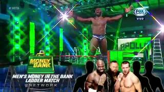 ¡Dio la sorpresa! Apollo Crews venció a MVP y clasificó a la lucha de escaleras de Money in the Bank 2020 [VIDEO]