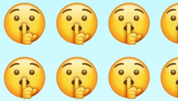 En esta imagen hay un emoji distinto al resto. Tienes que identificarlo. (Foto: genial.guru)