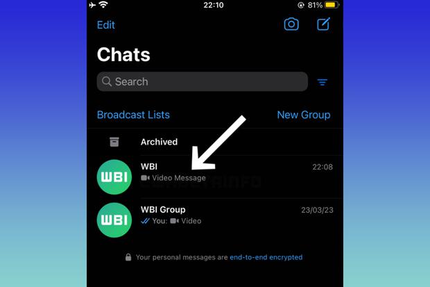 Los mensajes de video de WhatsApp llegarán pronto a iOS. (Foto: Wabetainfo)