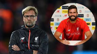 Jürgen Klopp suelta tremenda lisura para justificar fichaje de Alisson Becker