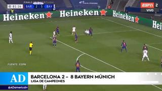 Bayern Munich venció 8-2 al Barcelona por los cuartos de final de la Champions League 