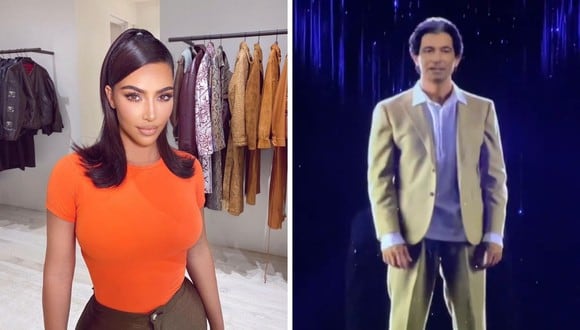Kim Kardashian fue sorprendida por su esposo Kanye West, quien en su fiesta de presentó un holograma de su padre fallecido Robert Kardashian. (Foto: Instagram / @kimkardashian).