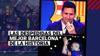 Al igual que Messi: recuerda las despedidas más emotivas del mejor Barcelona de la historia