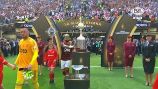 ¡Qué hizo! ‘Gabigol’ tocó el trofeo durante su salida al campo en la final de la Copa Libertadores 2019 [VIDEO]