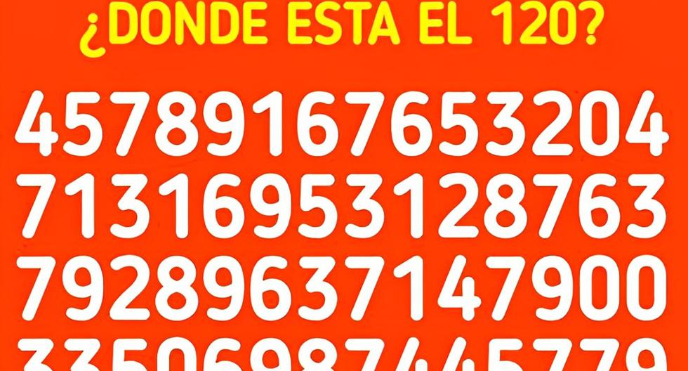 ➤ Hanya orang jenius sejati yang menemukan angka “120” hari ini dalam tantangan visual yang mustahil untuk dipecahkan |  viral |  bukti logis |  Teka-teki viral |  Arah |  Meksiko