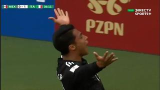 ¡No contaban con su astucia! De la Rosa anotó el 1-1 de México contra Italia por el Mundial Sub 20 [VIDEO]