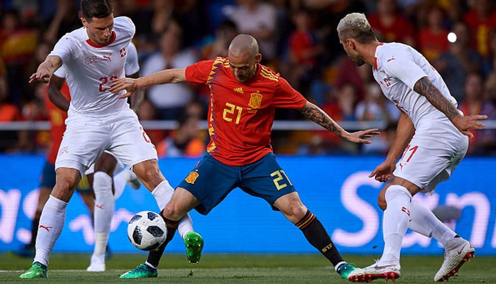 España 1-1 Suiza por amistoso rumbo al Mundial 2018. (Getty Images)