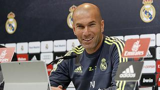 Zinedine Zidane: "Veo al Real Madrid con cara de campeón como en 2014"