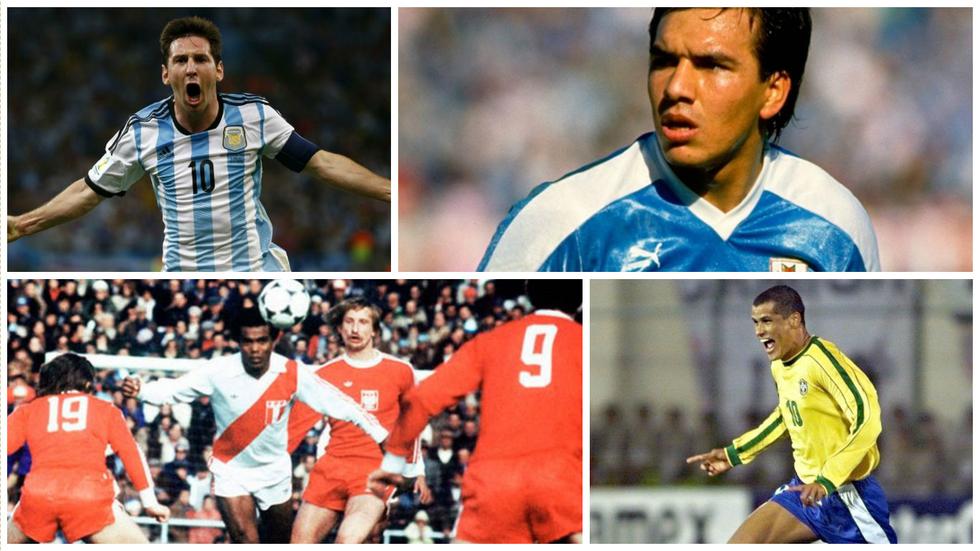 Los jugadores elegidos como los mejores en los certámenes de la Copa América.