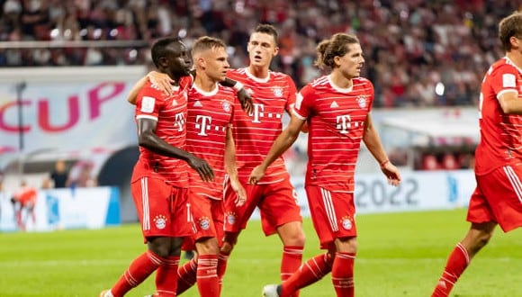 Un final de suspenso: Bayern Múnich venció 5-3 a Leipzig por la Supercopa de Alemania. (Foto: Getty Images)