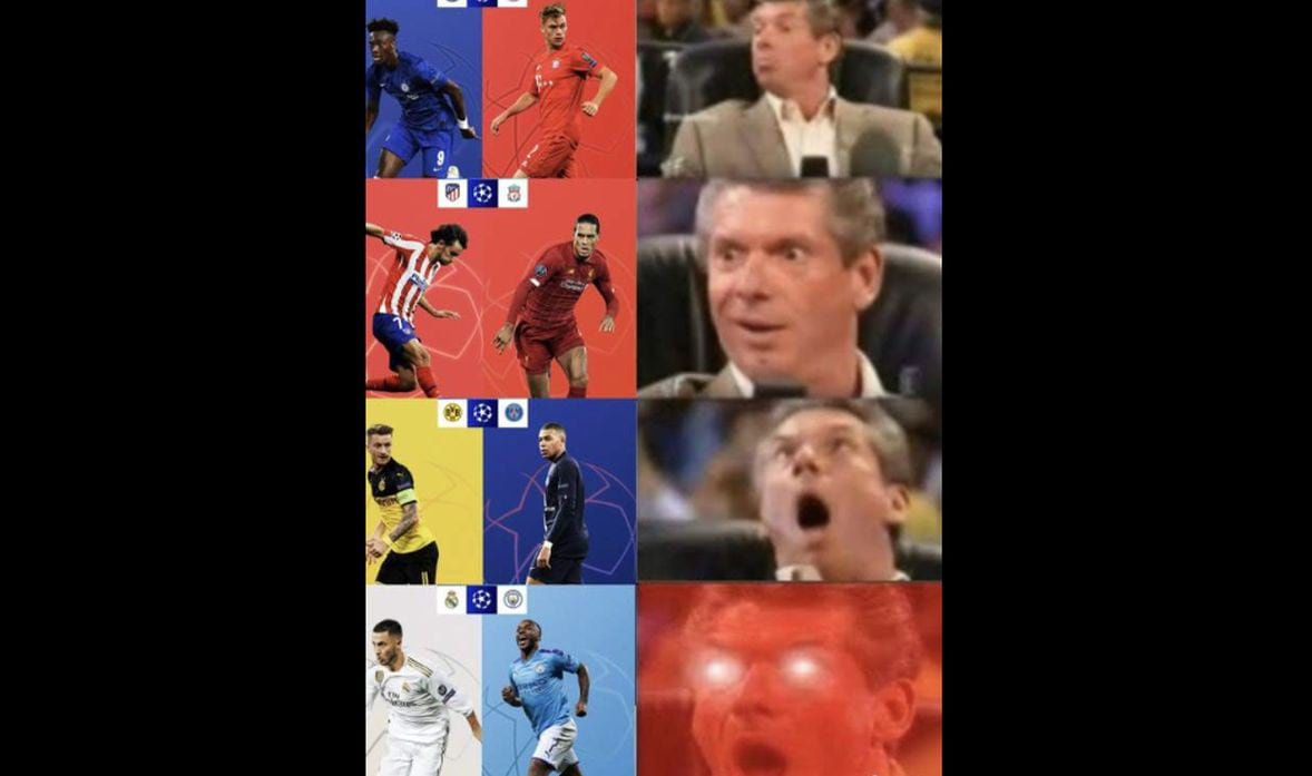 Los mejores memes del sorteo de Champions League.