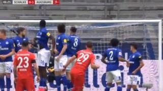 Como para arrancar bien el domingo: tiro libre magistral y golazo del Augsburgo para el 1-0 contra el Schalke por Bundesliga [VIDEO]