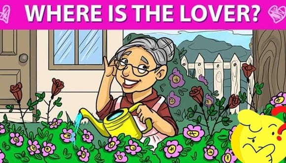 ¿Podrás resolver el acertijo visual lógico? El 97% no puede encontrar al enamorado de la abuelita. (Foto: Timeless Life / smalljoys.tv)