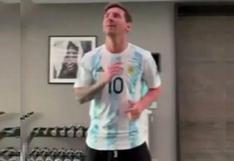 ¡Qué pasitos, eh! Messi causó sensación bailando en clip de argentinos en Tokio 2020