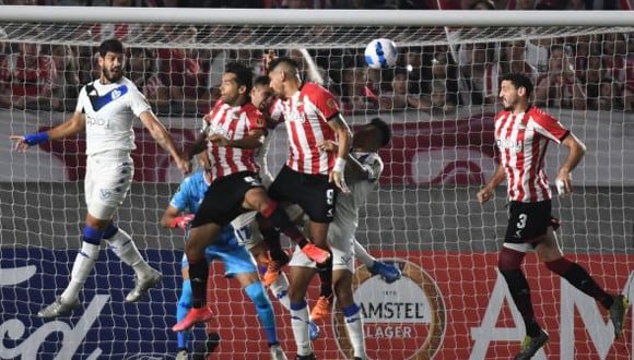 Estudiante venció 4-1 a Vélez en el duelo por la Jornada 1 de Copa Libertadores. (Foto: Conmebol)