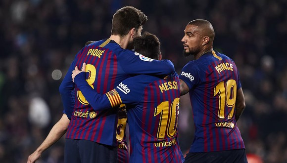 Boateng compartió equipo con Messi durante el año 2019. (Foto: Getty)