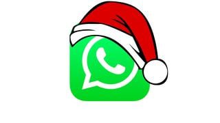 WhatsApp: dónde descargar el logo con gorro de Navidad en PNG