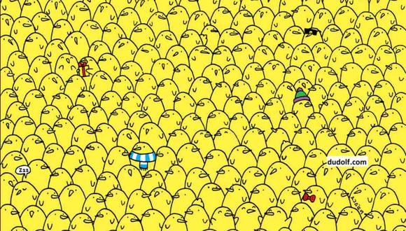 Reto visual que el 99% no ve: ¿puedes ubicar los cincos limones ocultos entre los pollitos? (Foto: Dudolf)