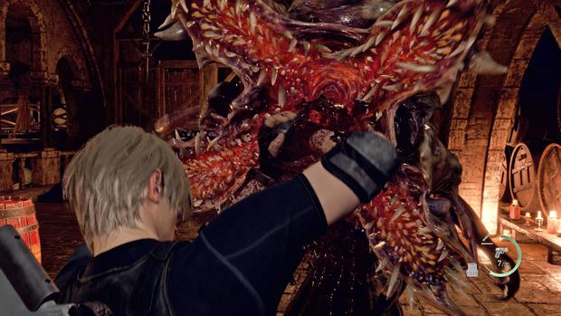 The new Resident Evil 4 Remake has very complex scenes and cinematics that load almost instantly thanks to the Kingston Fury Renegade Disc (Photo: Capcom)