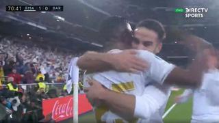 ¡Festejó como Cristiano, frente a Cristiano! El gol de Vinicius Junior para el 1-0 del Real Madrid ante Barcelona en el Bernabéu [VIDEO]
