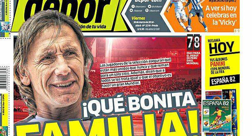 ¡Qué bonita familia! IMPRESA DEPOR