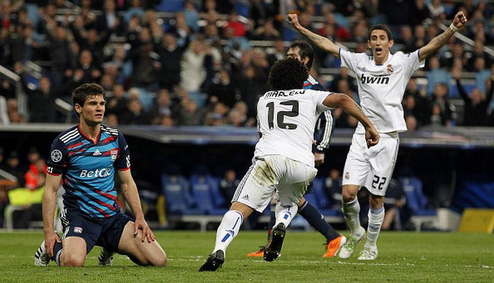 Real Madrid chocó con Olympique Lyon en octavos de 2010/11 (Getty Images).