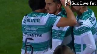 Golpe al Cruz Azul de Reynoso: Diego Valdés clavó golazo de media distancia para el 1-0 de Santos [VIDEO]