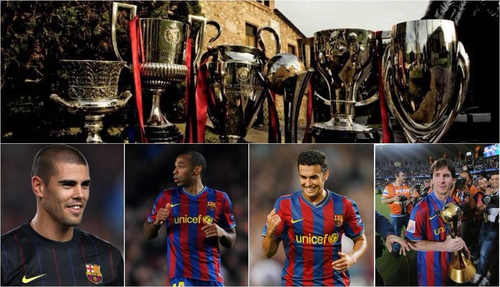 Qué del XI del Barcelona que ganó el primer sextete en la historia del fútbol. (Internet)