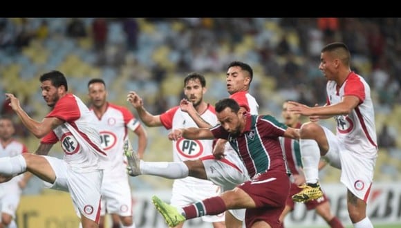La Calera arrancó empate de 1-1 a Fluminense en Rio por la ida de la primera fase de la Sudamericana