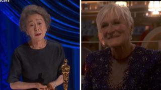 Premios Oscar 2021: Yuh-Jung Youn no se explica cómo le ganó a Glenn Close en Mejor actriz de reparto | VIDEO