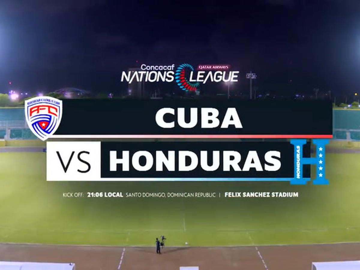 Selección de Honduras vs Cuba por la Liga de Naciones Concacaf, dónde ver  por TV y