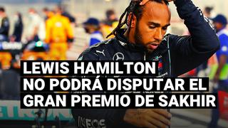 Baja de último momento: Hamilton dio positivo por coronavirus y se perderá el Gran Premio de Sakhir