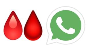 Conoce cuál fue la razón para que haya una gota de sangre en WhatsApp