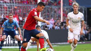De un cabezazo mortal: James Rodríguez marcó su primer gol en la temporada con el Bayern Munich [VIDEO]