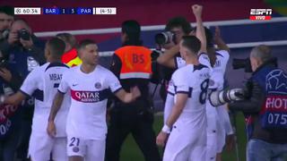 ¡Goles de Vitinha y Mbappé! Zapatazo y de penal para el 1-3 de Barcelona vs. PSG [VIDEO]