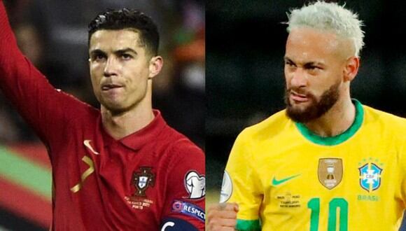 Brasil y Portugal estarán en la Copa del Mundo 2022. (Foto: Agencias)