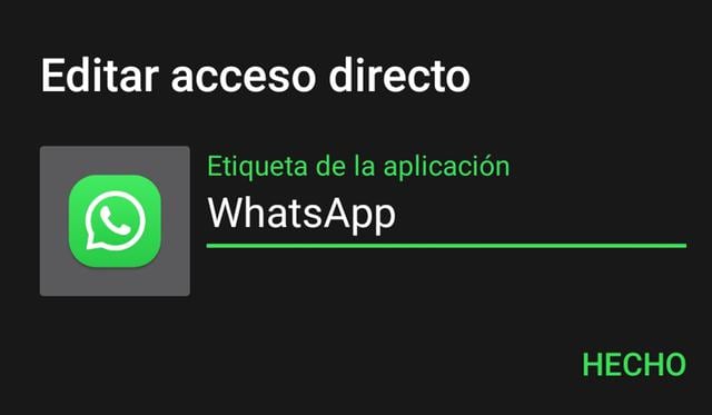 Para hacer esto, debe usar Nova Launcher para poder cambiar el logotipo de WhatsApp.  (Foto de MAG)