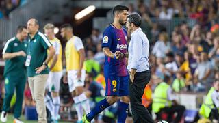 Solo elogios: DT del Barcelona habló fuerte y claro sobre la situación de Luis Suárez en el equipo